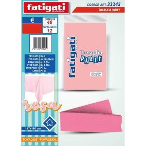 TOVAGLIA PARTY ROSA 137X180 CM