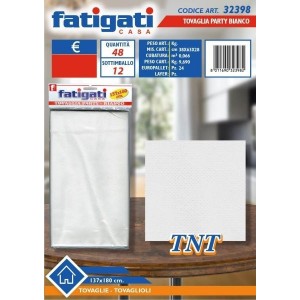 TOVAGLIA PARTY TNT BIANCO...