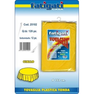 TOVAGLIA PARTY TONDA GIALLO...