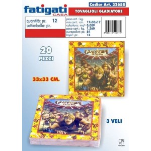 TOVAGLIOLI GLADIATORI 20 PZ...