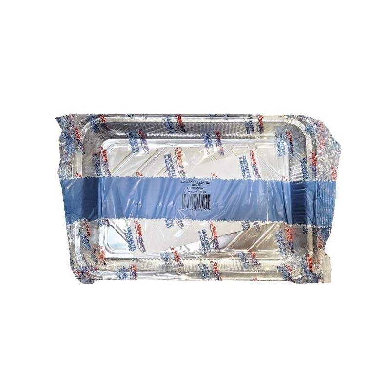 VASCHETTE ALLUMINIO C/C 6 PORZ. 1PZ