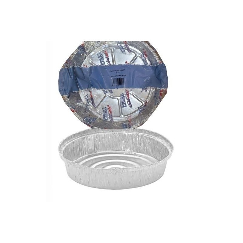 VASCHETTE ALLUMINO TORTA ALTA MEDIA 2 PZ