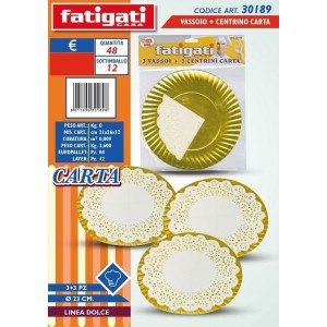 VASSOIO 3PZ + CENTRINO...