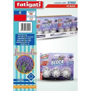 WC BLOCK KLEANET LAVANDA 3PZ