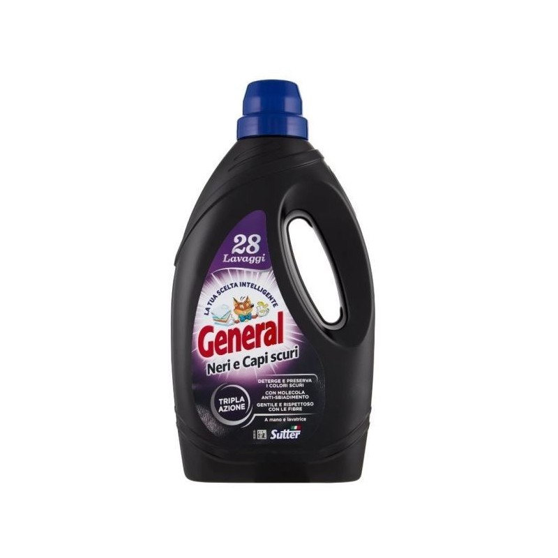 GENERAL LAVATRICE 28 LAV. NERI E CAPI SCURI 1,40LT