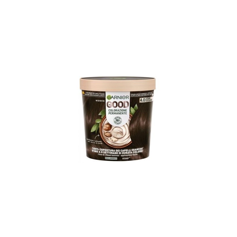 GARNIER GOOD COLORAZIONE PERMANENTE CASTANO CIOCCOLATO 4.0