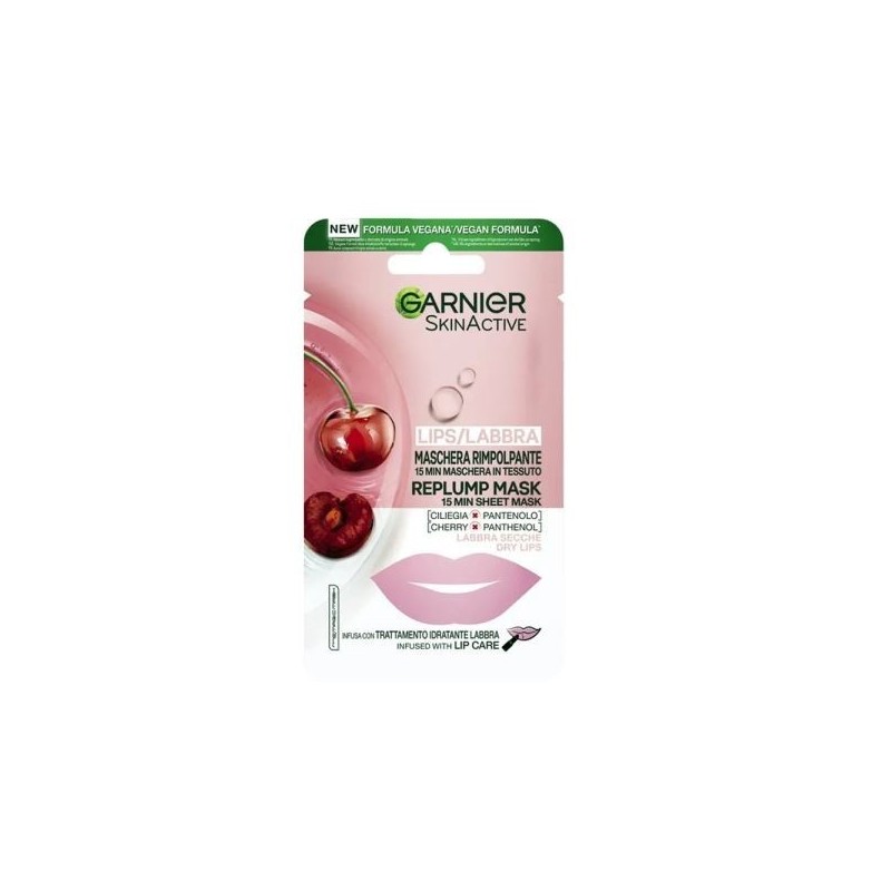 GARNIER MASCHERA LABBRA RIMPOLPANTE CILIEGIA