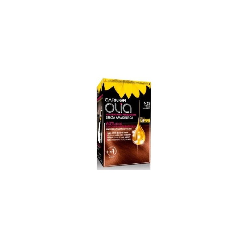 GARNIER OLIA COLOR. 6.35 CASTANO CHIA. CIOCCOLATO