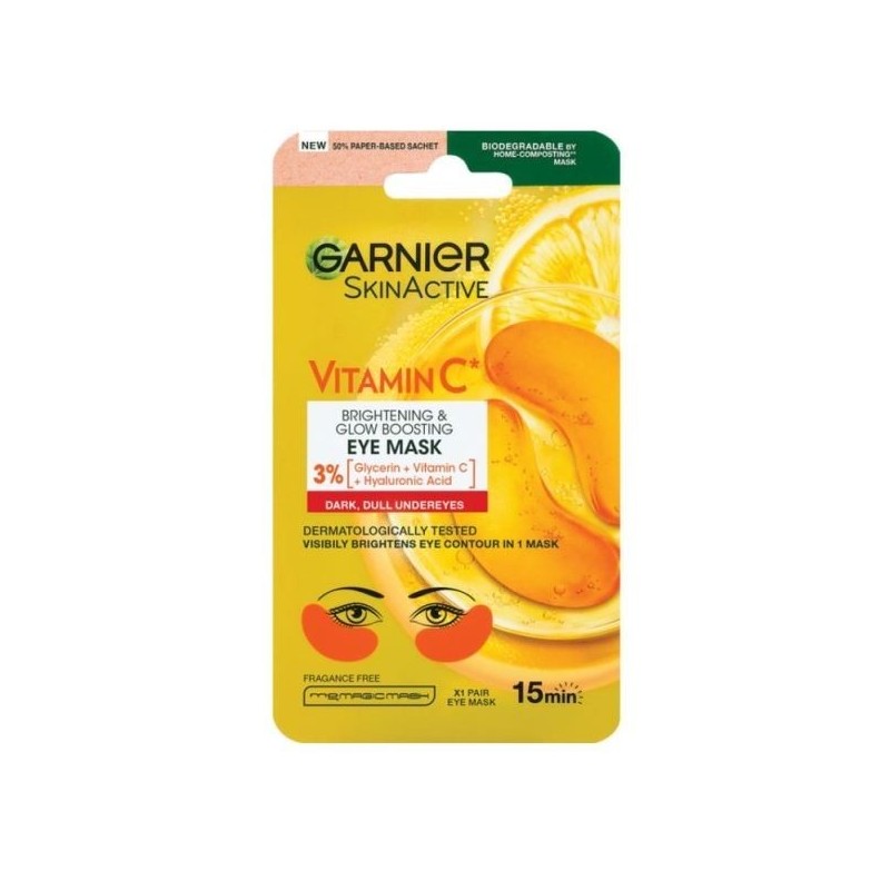 GARNIER SKIN ACTIVE MASCHERA OCCHI VITAMIN C 15MIN.