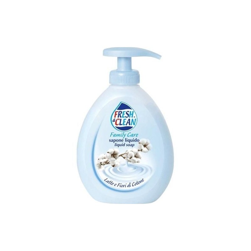 FRESH & CLEAN SAPONE LIQ. LATTE/FIORI DI COTONE 300ML