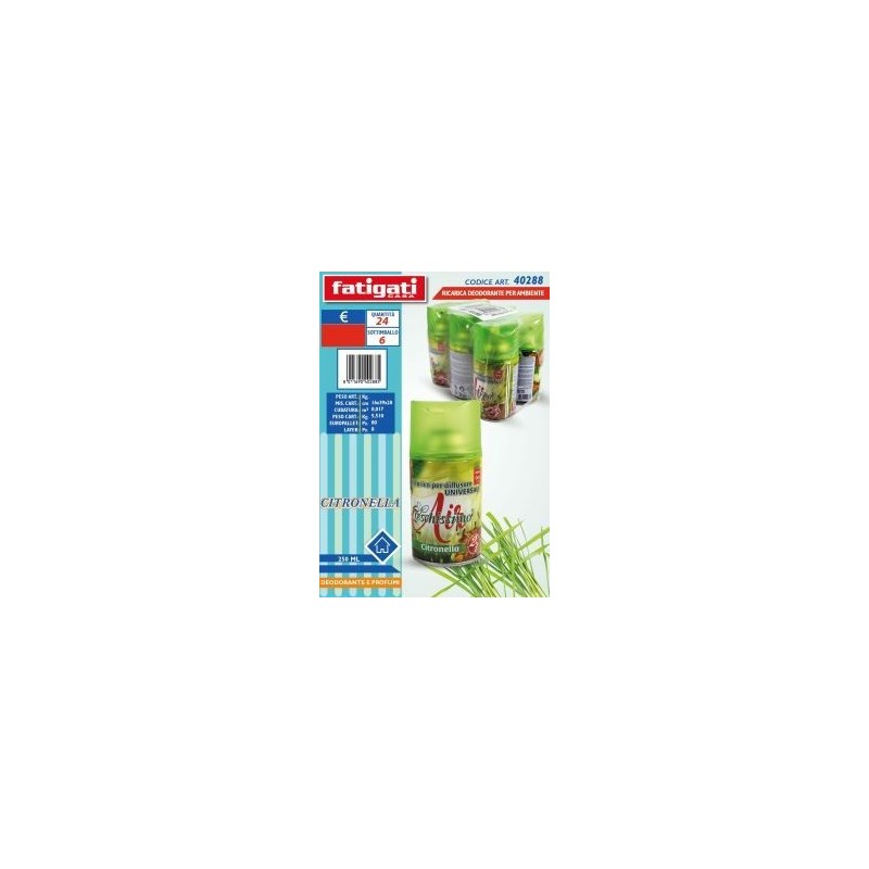FRESCHISSIMO DEO AMBIENTE RIC. CITRONELLA 250ML