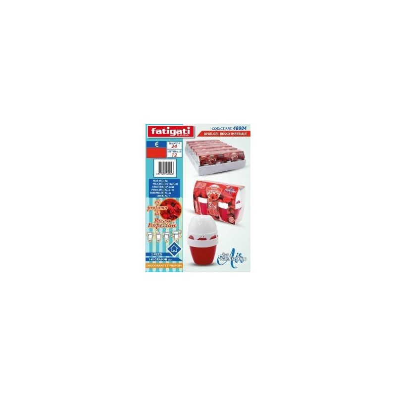 FRESCHISSIMO DEO GEL ROSSO IMPERIALE 140GR 2PZ