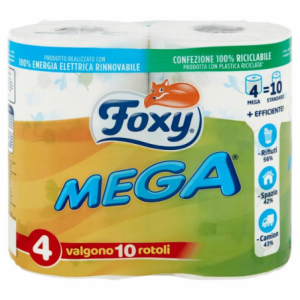 FOXY MEGA IGIENICA 4 ROTOLONI