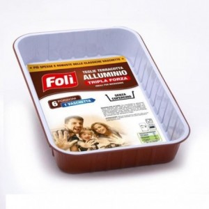 FOLI' VASCHETTE ALLUMINIO...