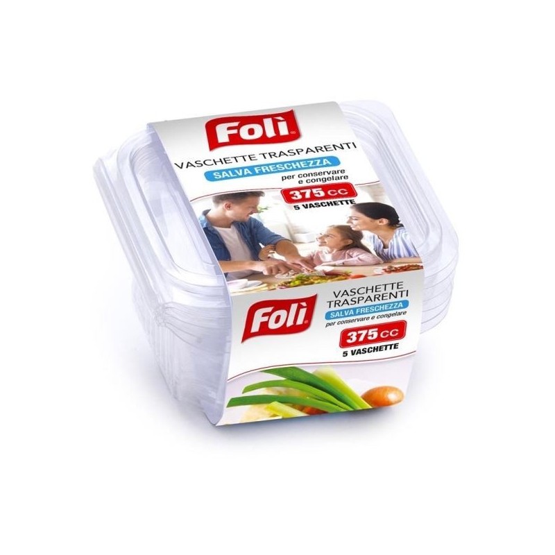 FOLI' VASCHETTE SALVAFRESCHEZZA RETT. 375CC 5PZ