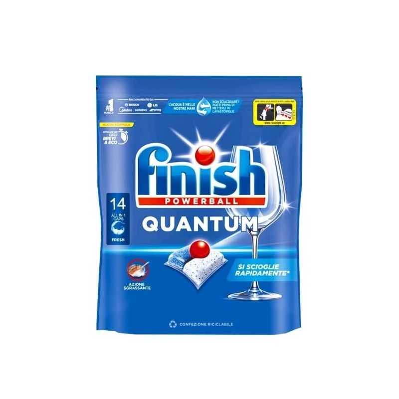 FINISH POWERBALL QUANTUM ALL IN 1 FRESH 14PZ
