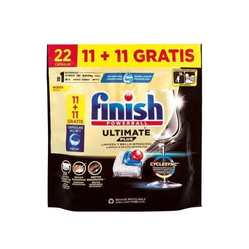 FINISH POWERBALL ULTIMATE PLUS 11+11 TABS IMPORT