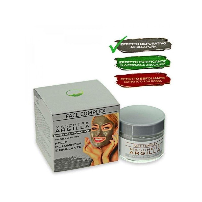FACE COMPLEX MASCHERA ARGILLA PURA 50ML