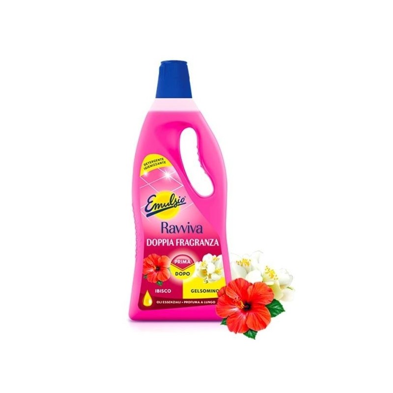 EMULSIO RAVVIVA DETERGENTE FIORI IBISCO&GELSOMINO 750ML