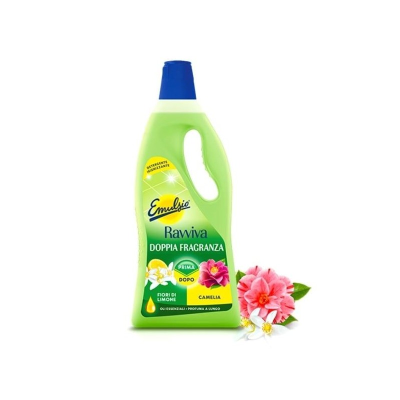 EMULSIO RAVVIVA DETERGENTE FIORI LIMONE&CAMELIA 750ML