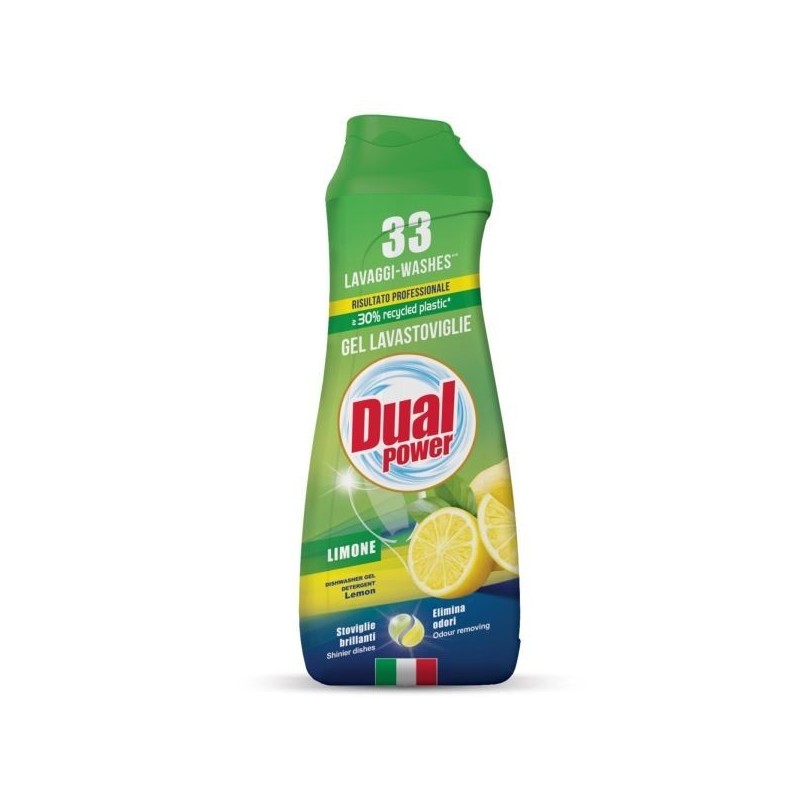 DUAL POWER GEL LAVASTOVIGLIE LIMONE 660 ML