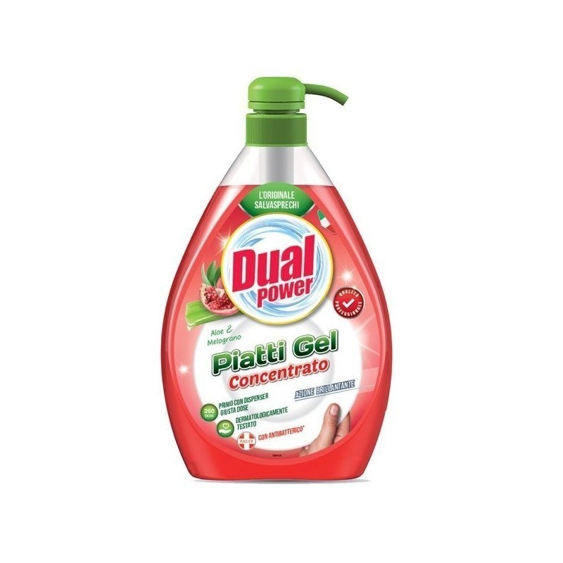 DUAL POWER GEL PIATTI 1L DISP ALOE
