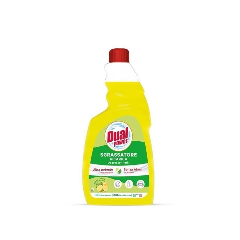 DUAL POWER SGRASSATORE RICARICA LIMONE 750 ML
