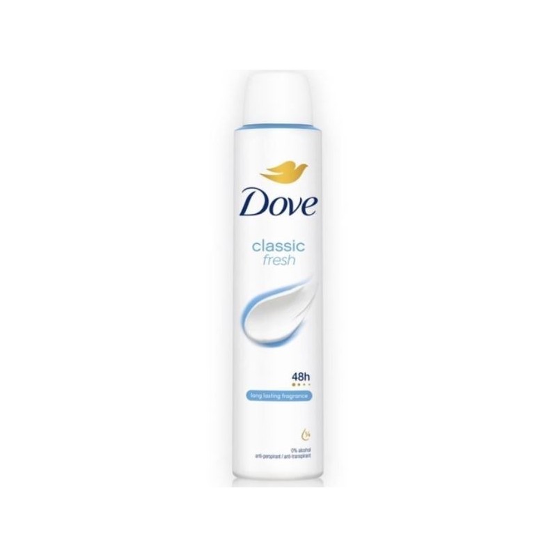 DOVE DEO SPRAY CLASSIC FRESH 200ML