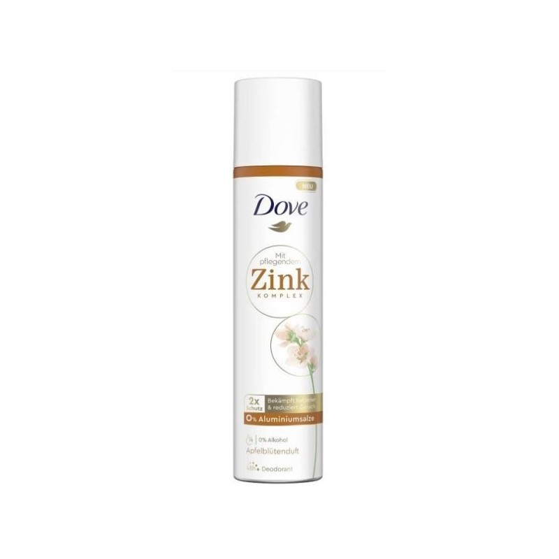 DOVE DEO SPRAY FIORI DI MELO ZINC COMPLEX 100ML IMPORT