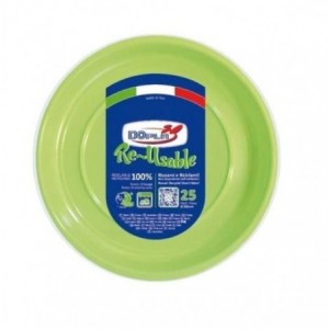 DOPLA PIATTI FONDI VERDE...