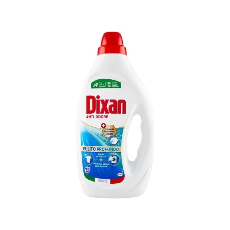 DIXAN LAVATRICE 22 LAV. ANTI-ODORE 990 ML