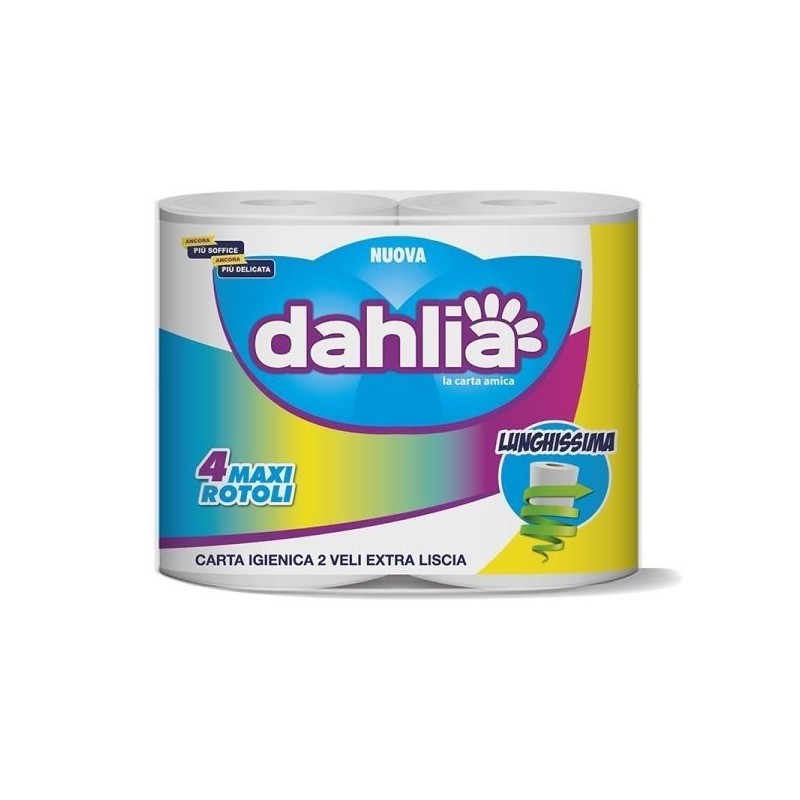 DAHLIA IGIENICA EXTRA LISCIA 4 ROTOLI 2 VELI