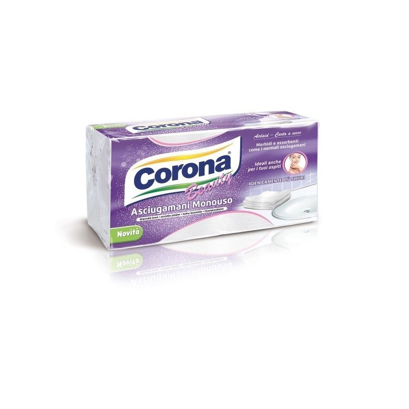 CORONA ASCIUGAMANI BEAUTY MONOUSO 68X34 PZ.50