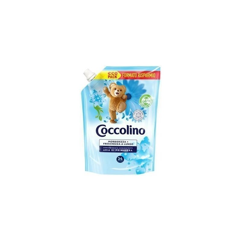 COCCOLINO AMM. CONC. RIC. POUCH ARIA DI PRIMAV.24 LAV 600ML