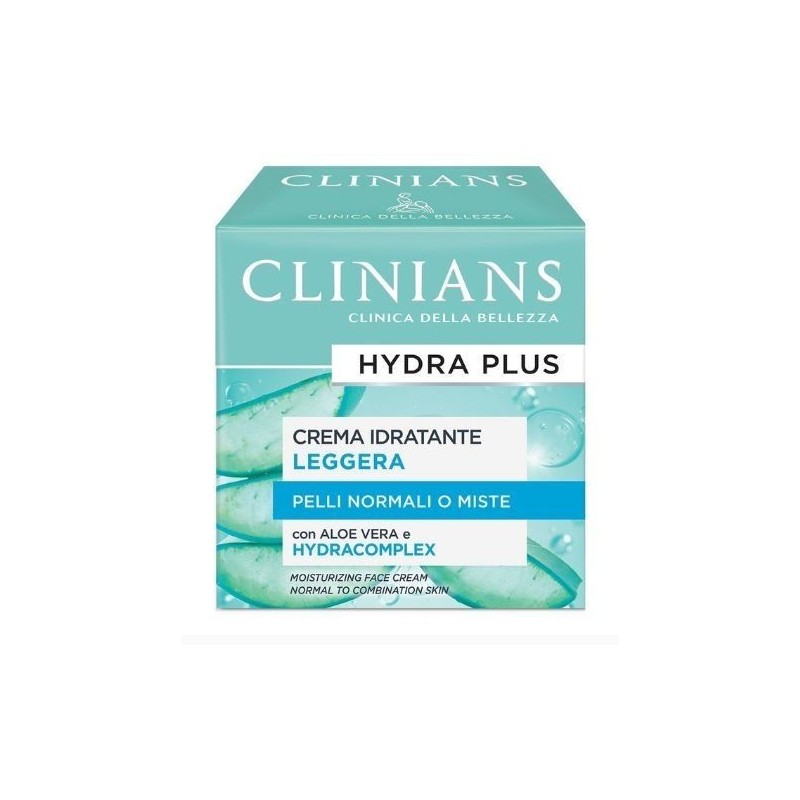 CLINIANS HYDRA PLUS CREMA VISO LEGGERA ALOE 50ML