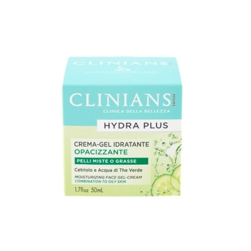CLINIANS HYDRA PLUS CREMA VISO OPACIZZANTE CETRIOLO 50ML