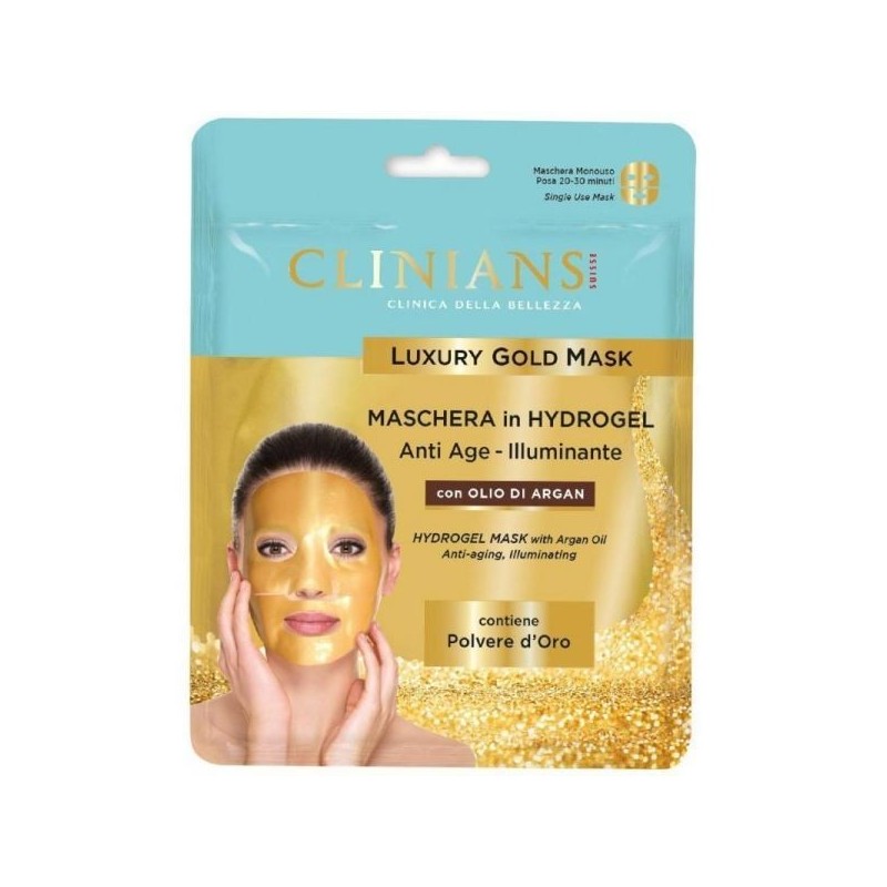 CLINIANS MASCHERA VISO LUXURY GOLD MASK 25 ML
