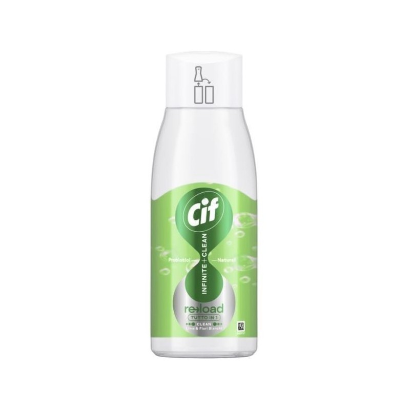 CIF INFINITE CLEAN RICARICA LIME/FIORI BIANCHI 590ML