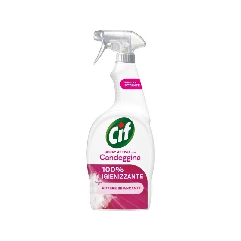 CIF SPRAY ATTIVO C/CANDEGGINA 100% IGIENIZ.TE 650ML