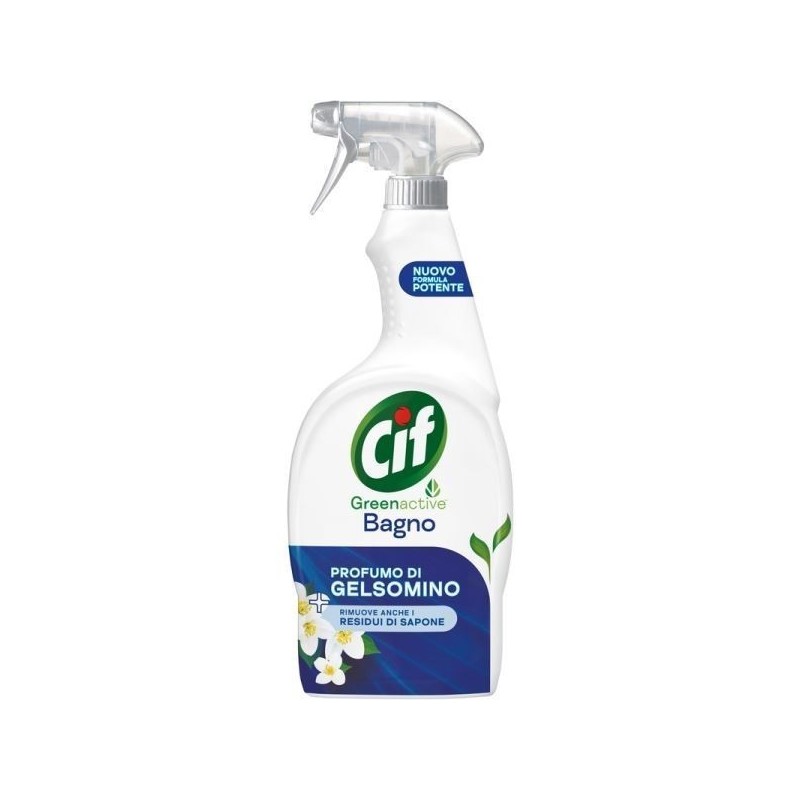 CIF SPRAY GREEN ACTIVE BAGNO PROFUMO DI GELSOMINO 650 ML