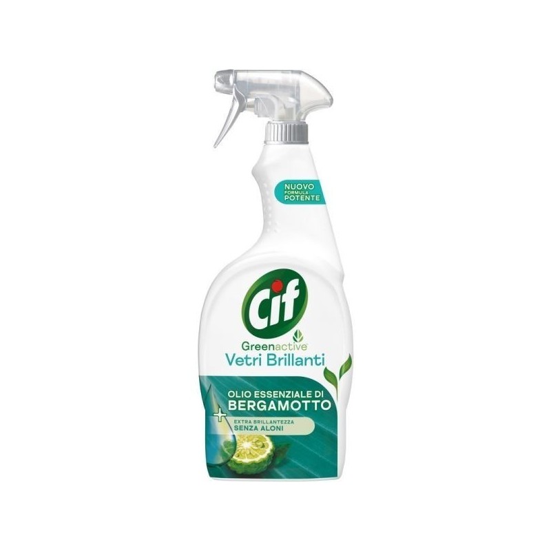 CIF SPRAY GREEN ACTIVE VETRI OLIO DI BERGAMOTTO 650 ML