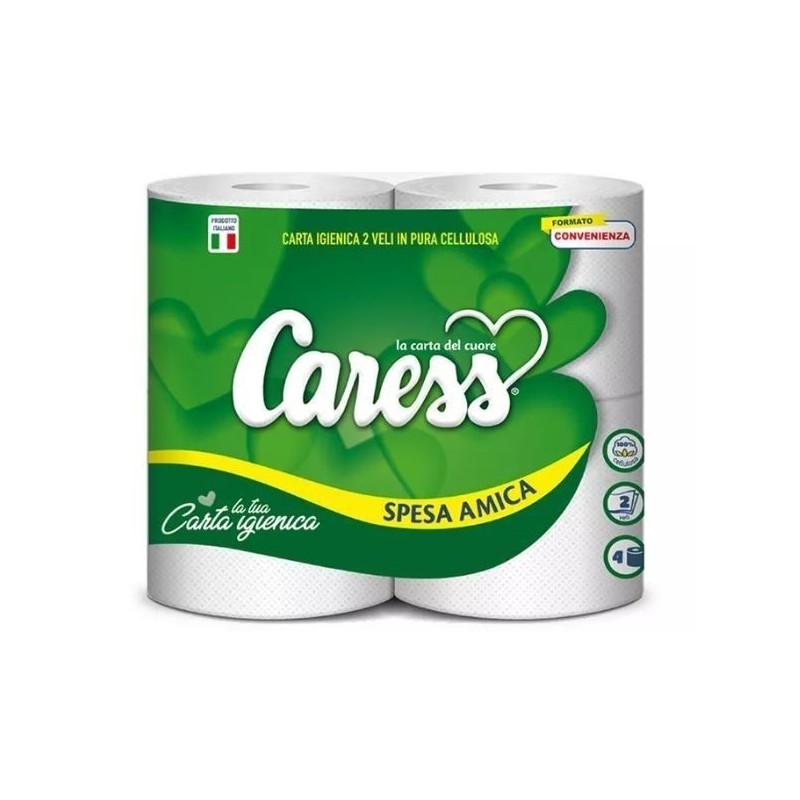 CARESS IGIENICA SPESA AMICA 4 ROTOLI 2V