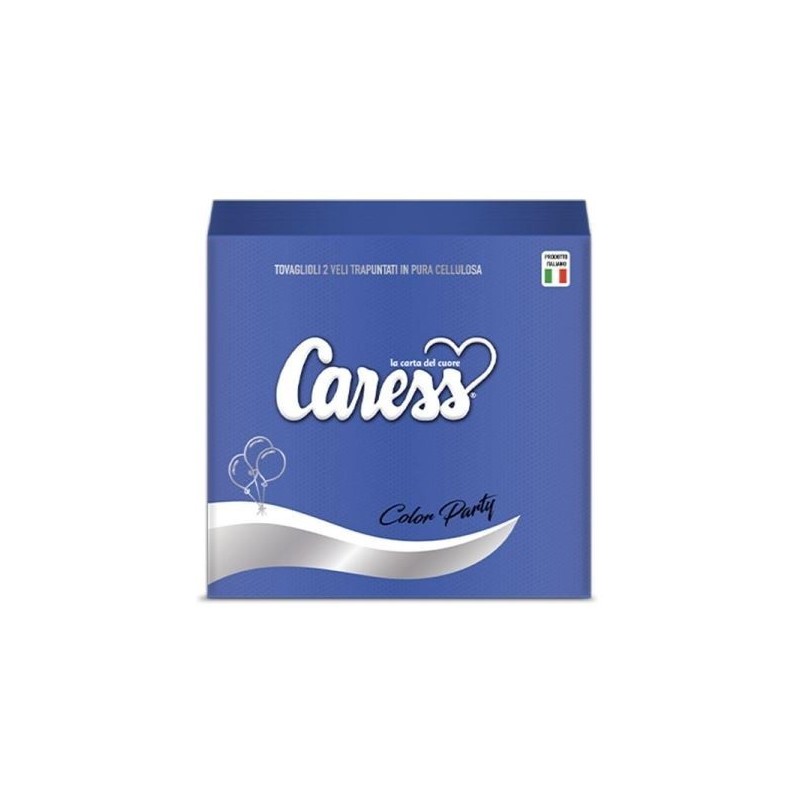 CARESS TOVAGLIOLI COLOR PARTY BLU 33X33 2V
