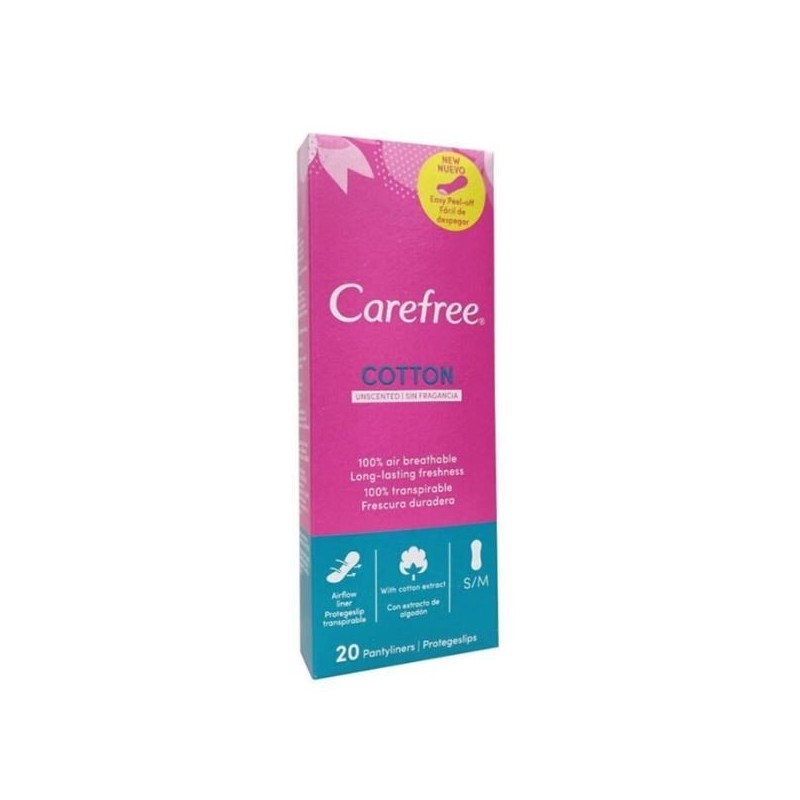 CAREFREE SALVASLIP COTTON 20 PZ IMPORT.