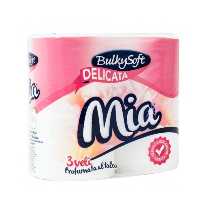 BULKYSOFT MIA IGIENICA 4 ROT 3 VELI TALC