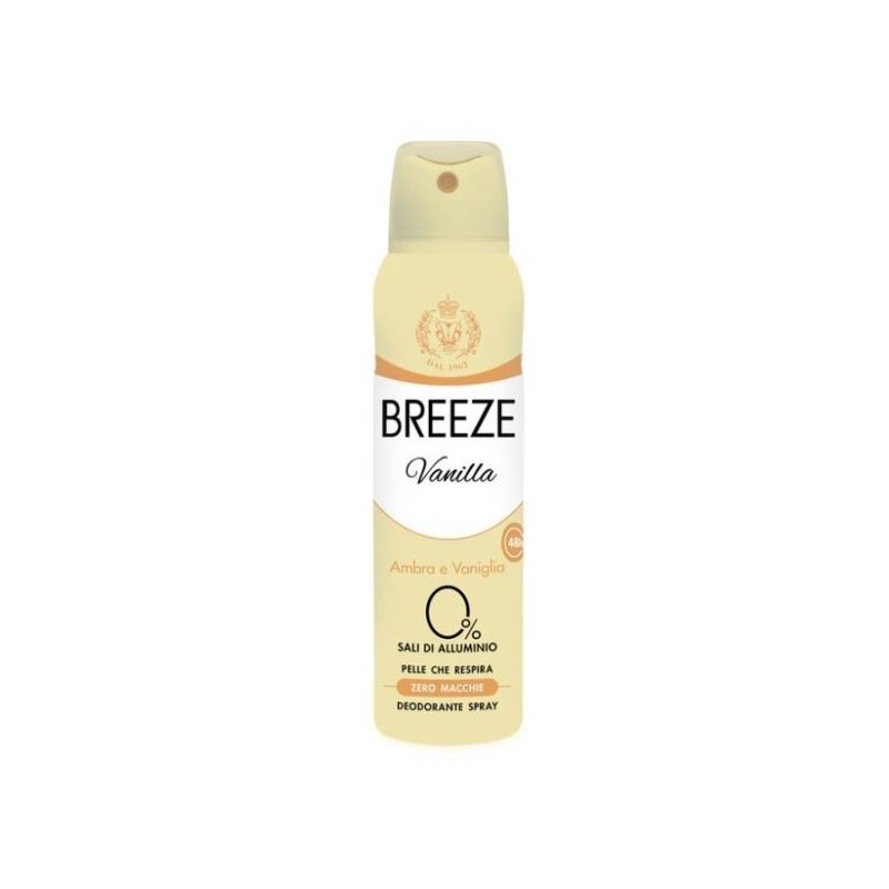 BREEZE DEO SPRAY AMBRA E VANIGLIA 150ML