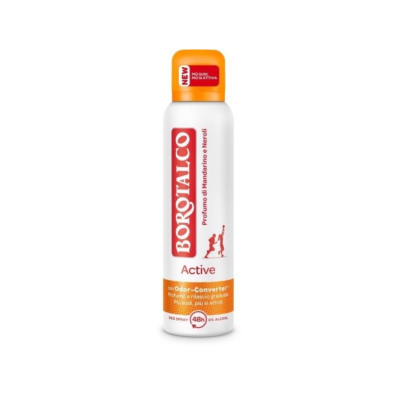 BOROTALCO DEO SPRAY ACTIVE MANDARINO & NEROLI 150 ML