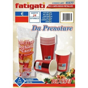 BELLE FESTE BICCHIERI CARTA...