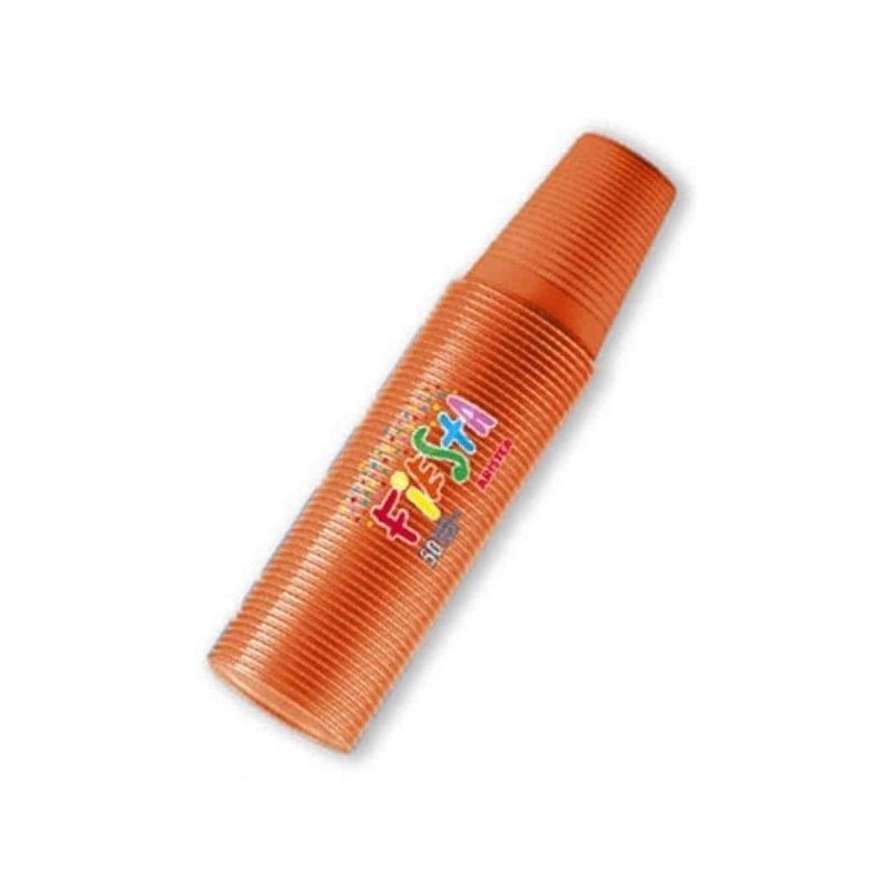 ARISTEA BICCHIERI 200CC FIESTA ARANCIO 50PZ