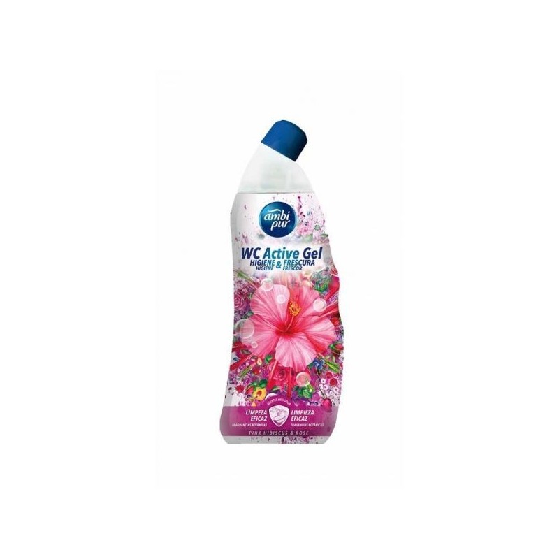 AMBI PUR WC ACTIVE GEL IBISCUS & ROSE 750 ML